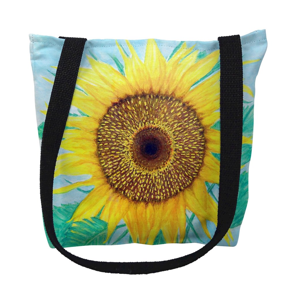 Dick's Sunflower Medium Tote Bag 16x16. Picture 1