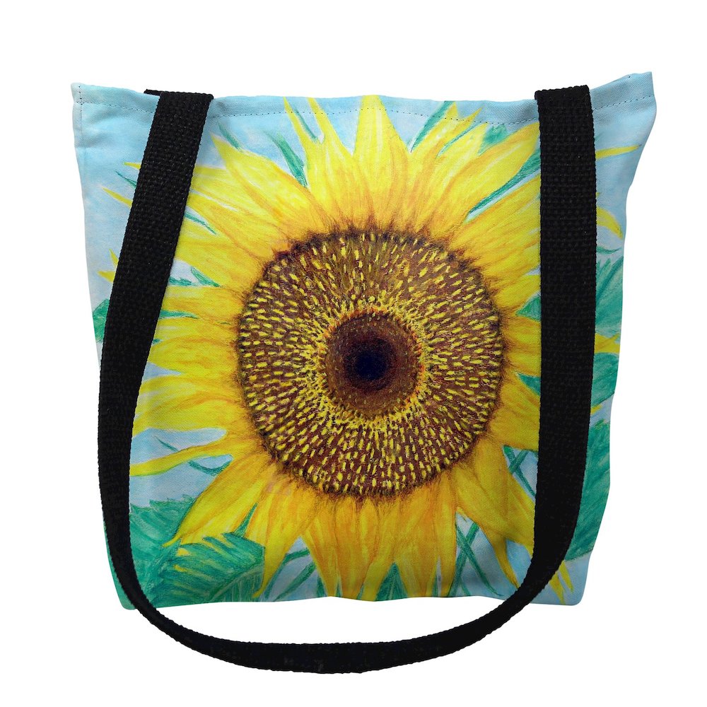 Dick's Sunflower Small Tote Bag 13x13. Picture 1