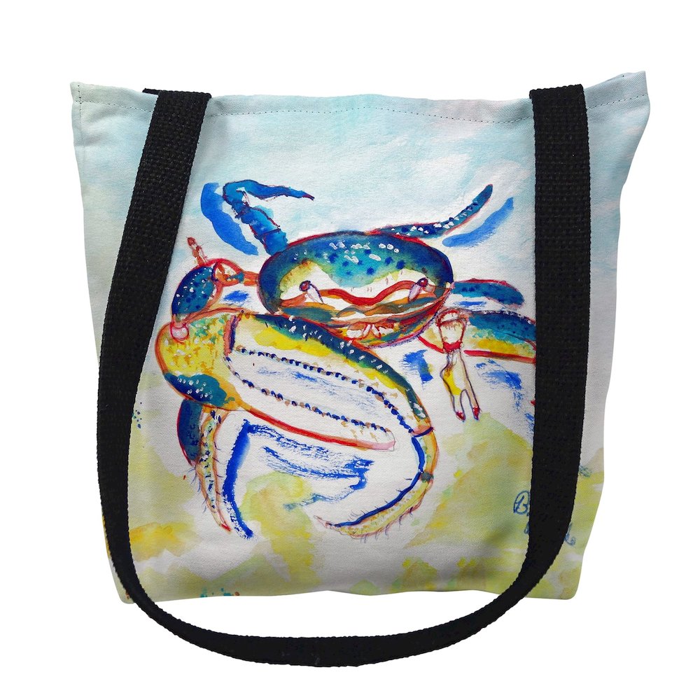 Colorful Fiddler Crab Medium Tote Bag 16x16. Picture 1