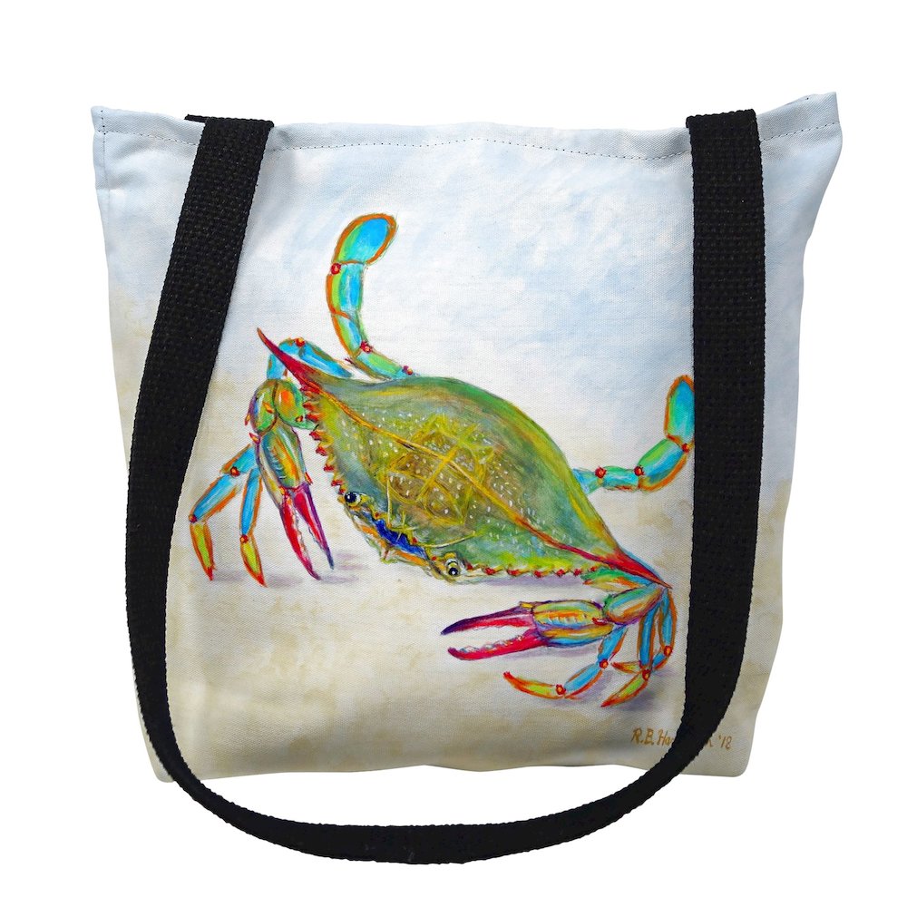 More Than Blue Medium Tote Bag 16x16. Picture 1