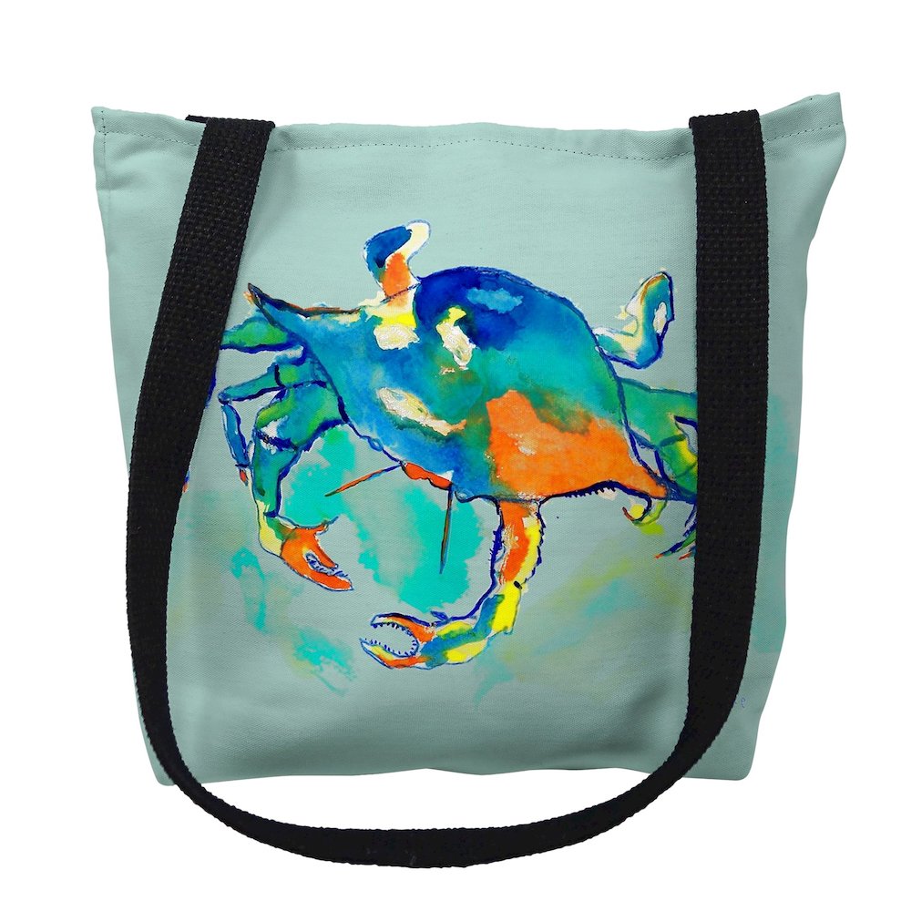Orange Crab Medium Tote Bag 16x16. Picture 1