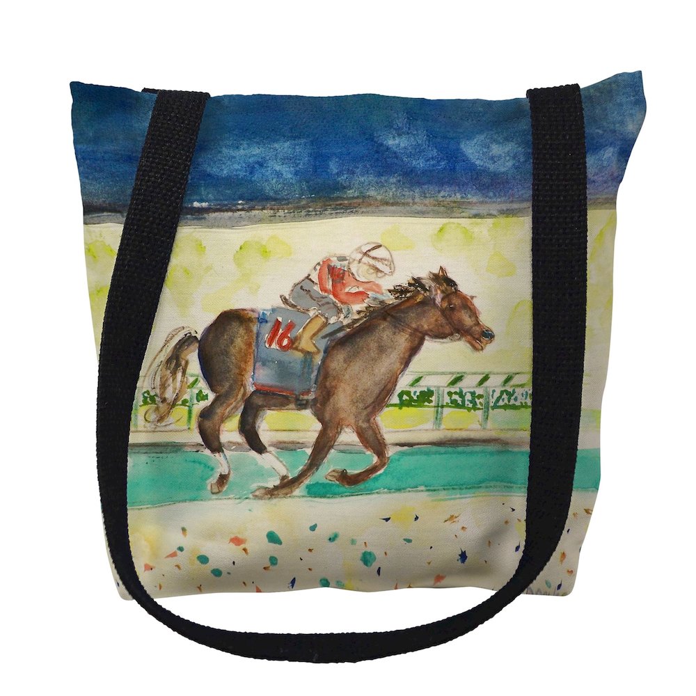 Derby Winner Medium Tote Bag 16x16. Picture 1