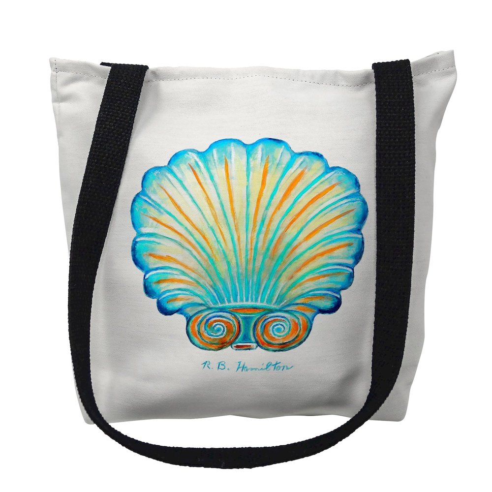 Ray's Scallop Medium Tote Bag 16x16. Picture 1