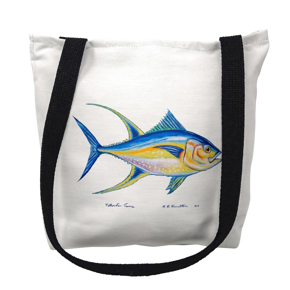 Tuna Medium Tote Bag 16x16. Picture 1