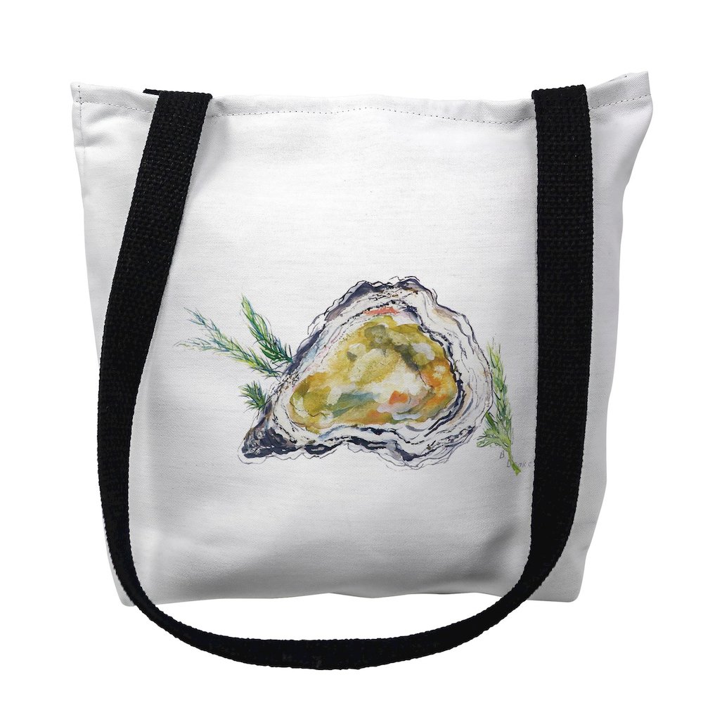Oyster Shell Large Tote Bag 18x18. Picture 1
