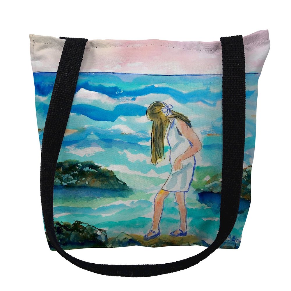 Mia on the Rocks Small Tote Bag 13x13. Picture 1