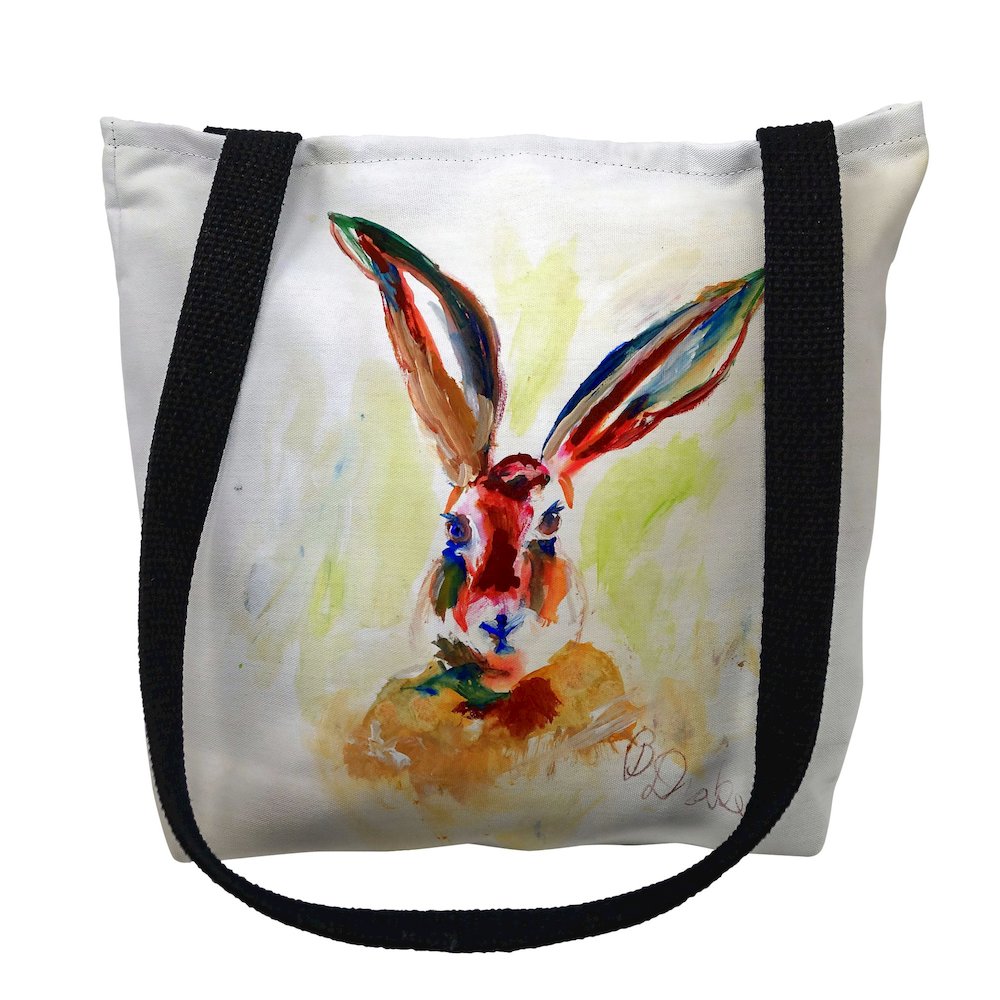 Jack Rabbit Large Tote Bag 18x18. Picture 1