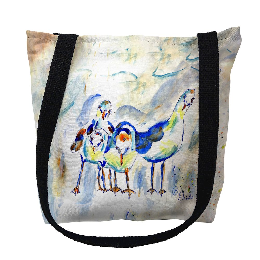 Sea Gull Gals Small Tote Bag 13x13. Picture 1