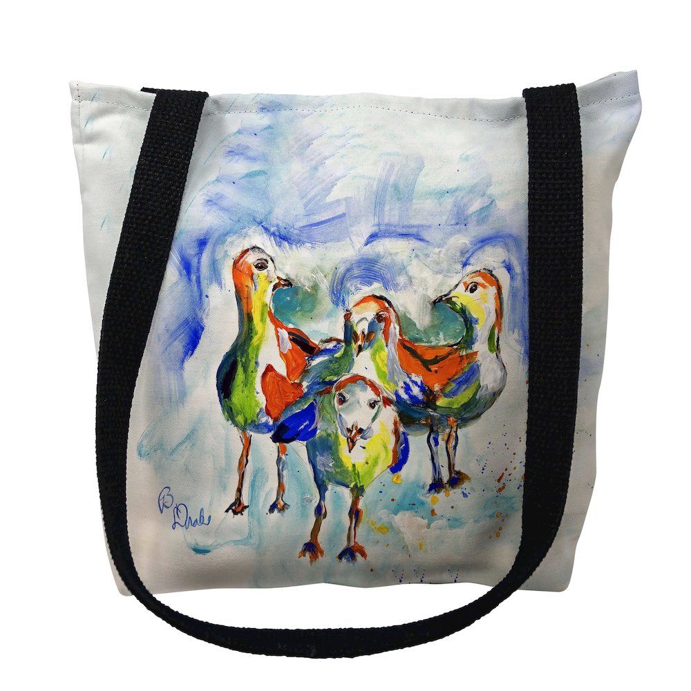 Sea Gull Guys Small Tote Bag 13x13. Picture 1