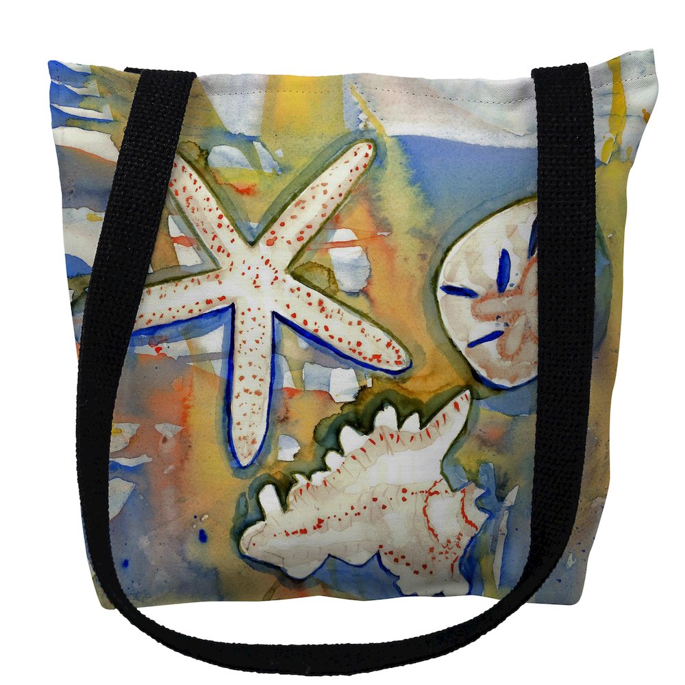 Beach Treasures Small Tote Bag 13x13. Picture 1