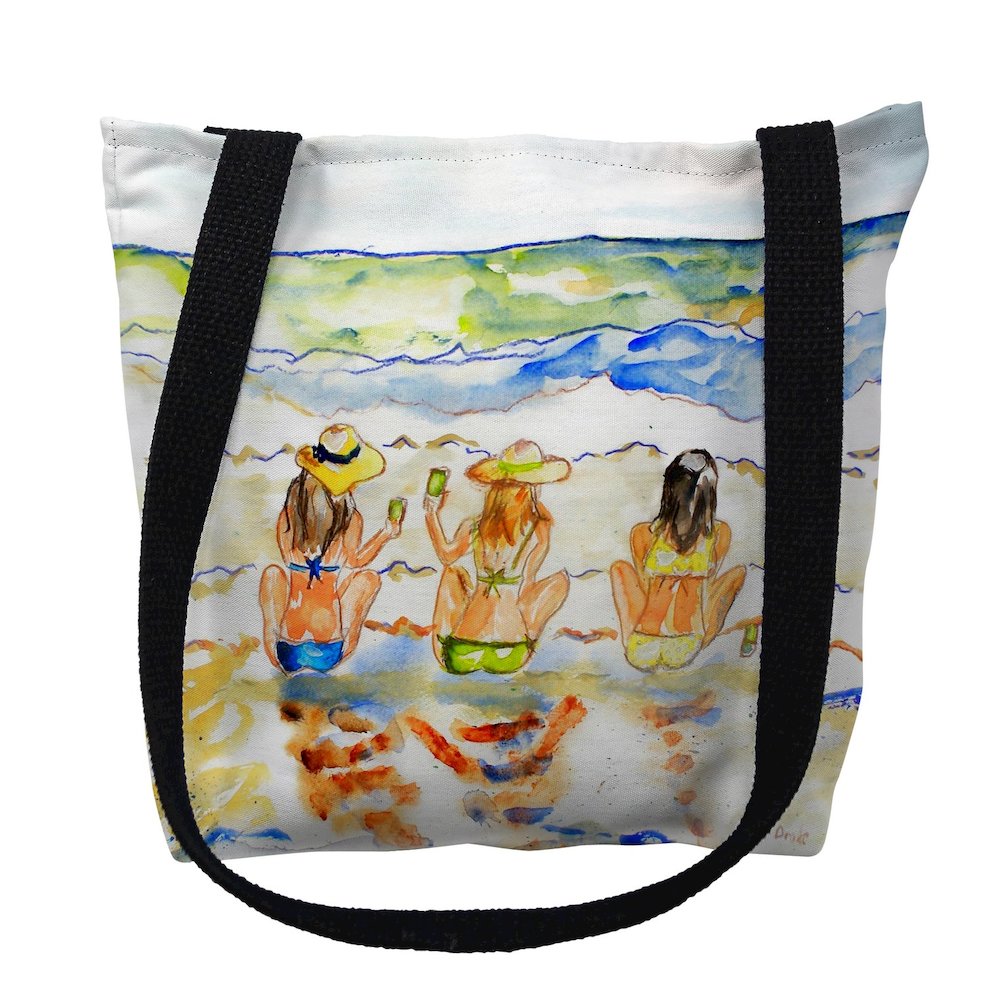 Bottoms Up Small Tote Bag 13x13. Picture 1