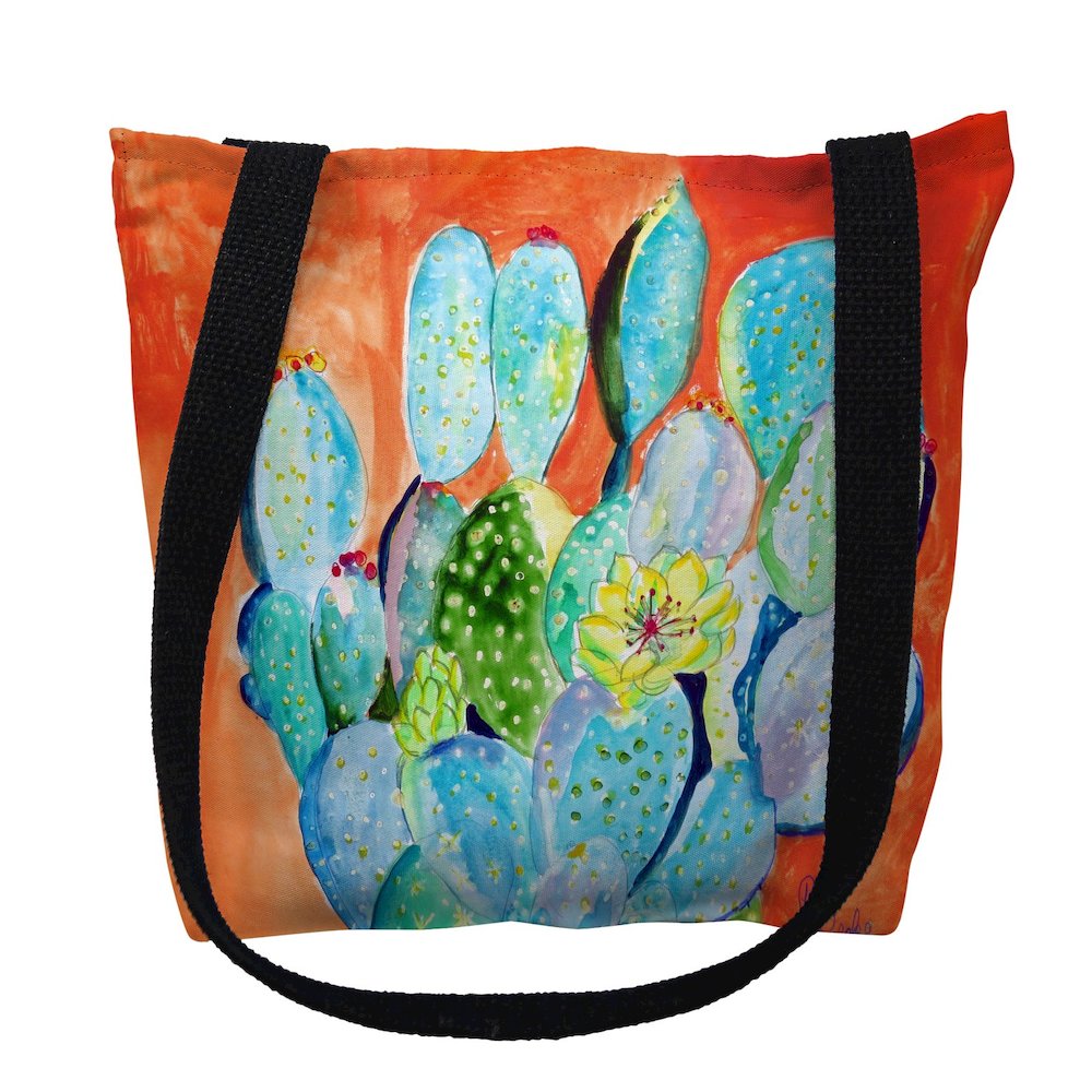 Cactus II Large Tote Bag 18x18. Picture 1