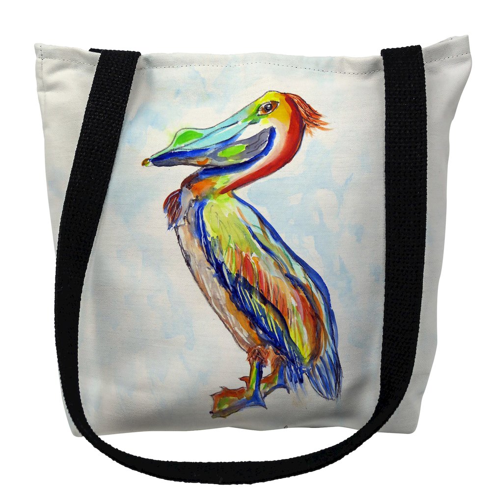 Sylvester Pelican Medium Tote Bag 16x16. Picture 1
