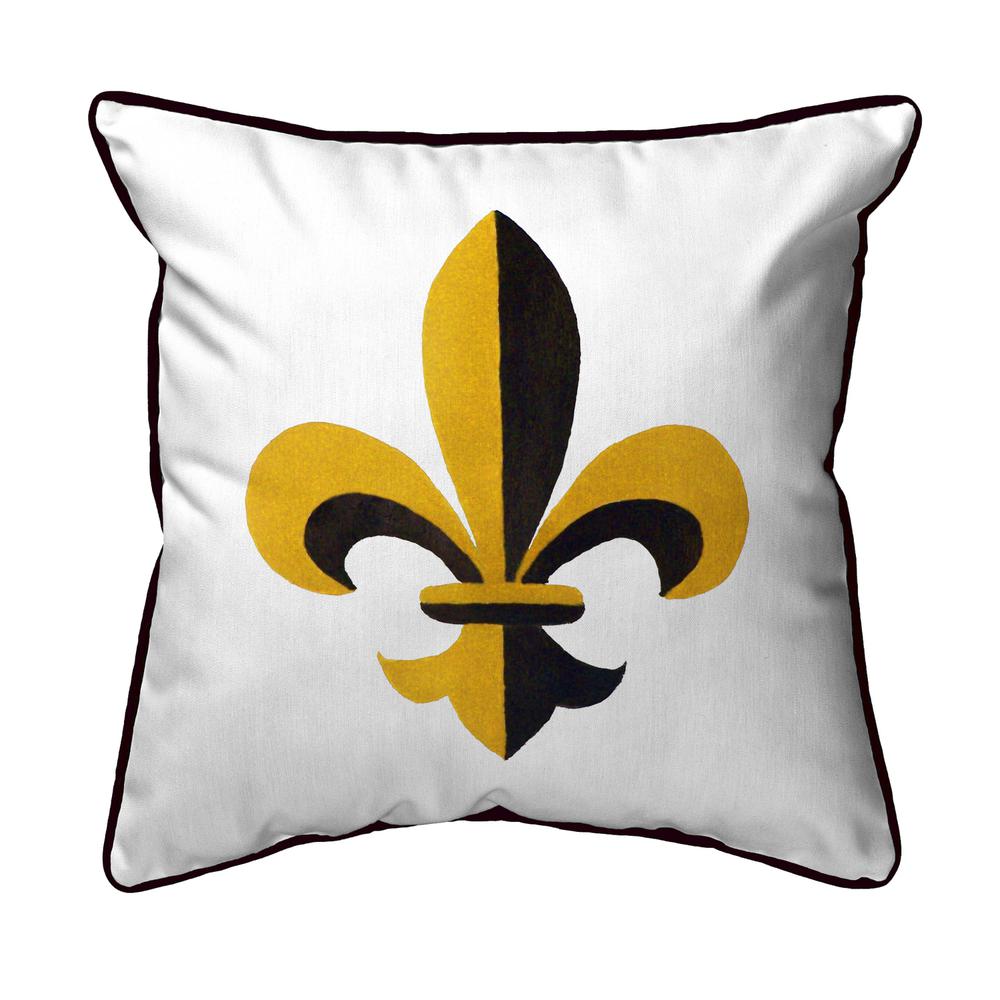 Fleur-de-lis Extra Large Zippered Pillow 22x22. Picture 1