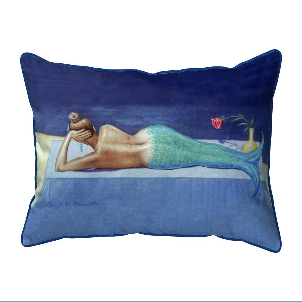 Mermaid Extra Large Zippered Pillow 20x24. Picture 1