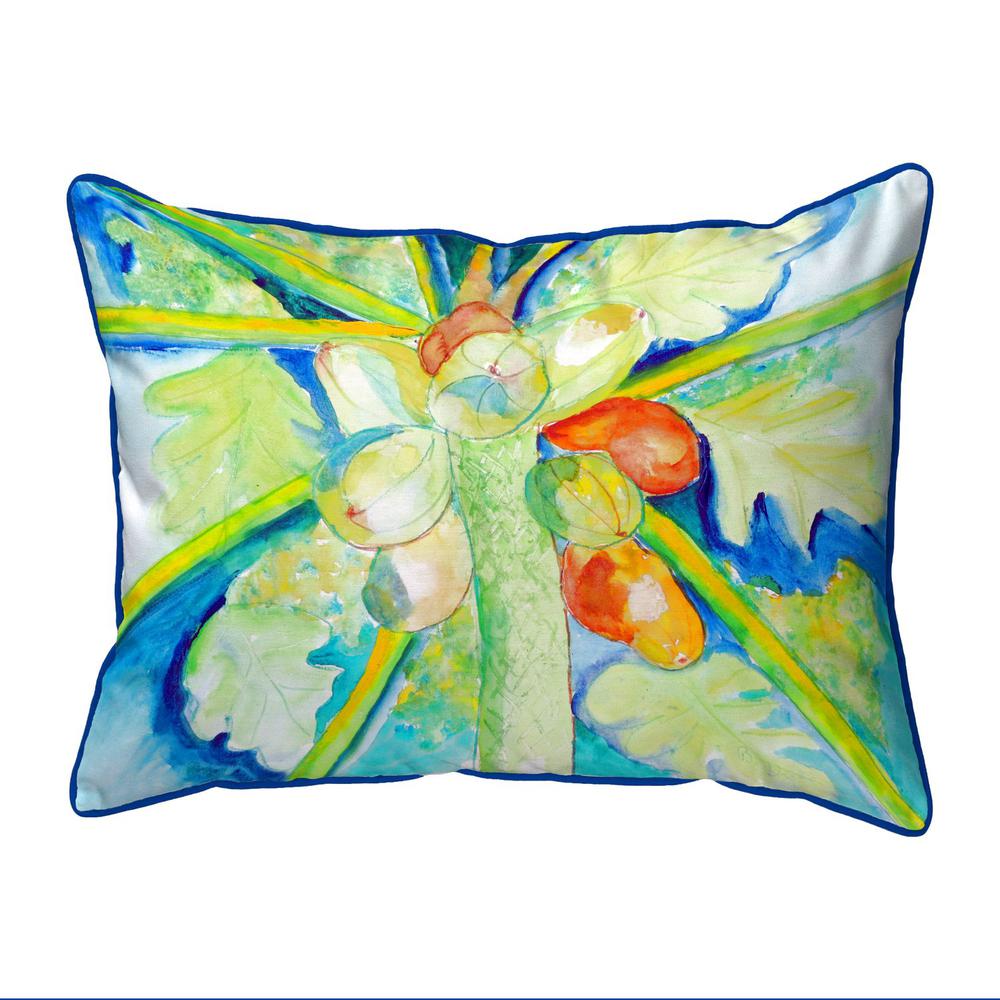 Big Cocoa Nuts Extra Large Zippered Indoor/Outdoor Pillow 20x24. Picture 1
