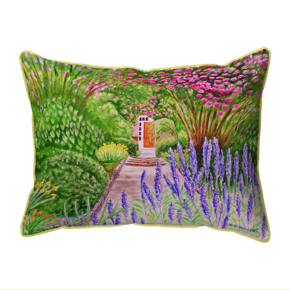 Garden Door Extra Large Zippered Pillow 20x24. Picture 1