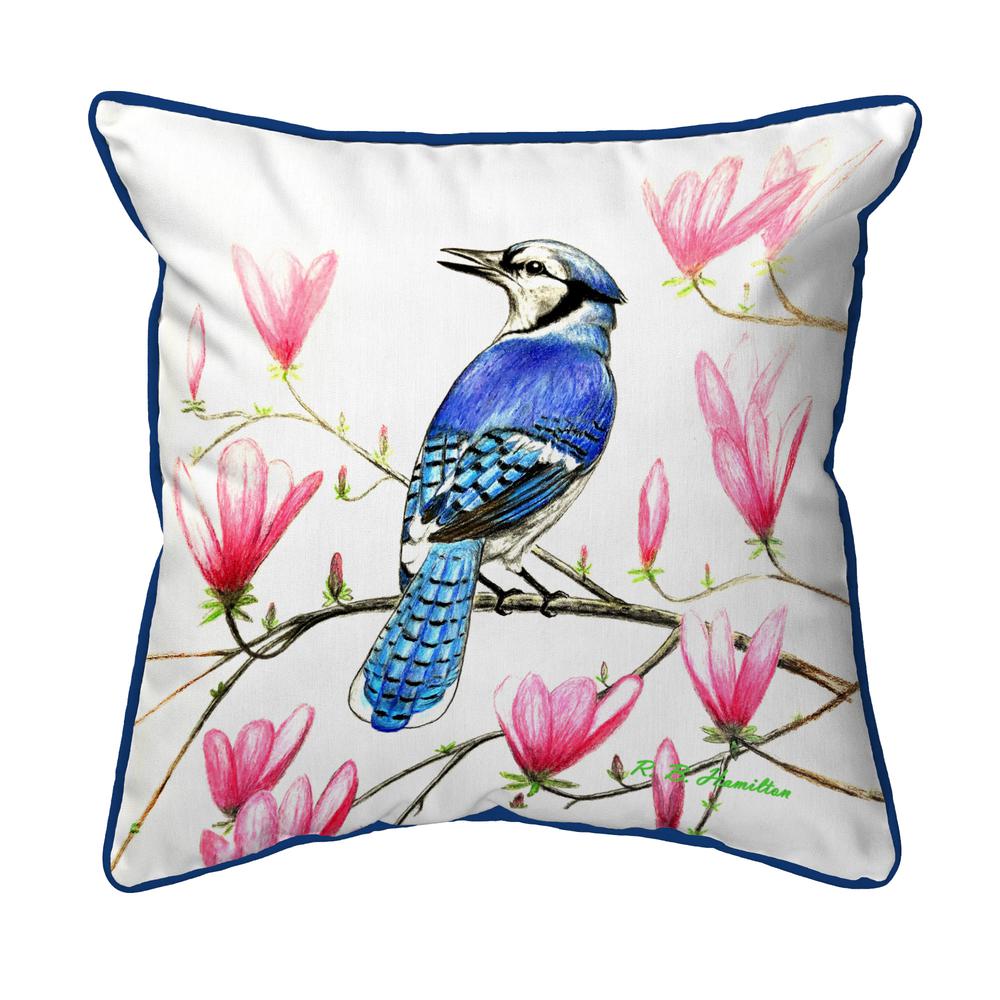 Blue Jay Extra Large Zippered Pillows Indoor/Outdoor Pillow 22x22. Picture 1