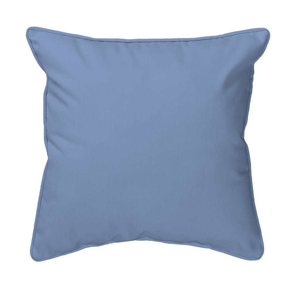 Block Island Sound - Charleston, RI Nautical Map Extra Large Zippered Indoor/Outdoor Pillow 22x22. Picture 2