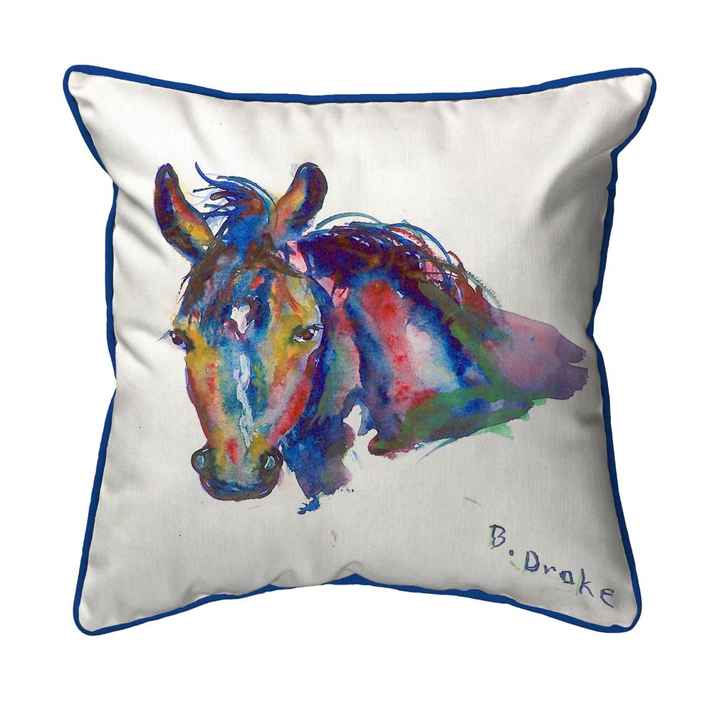 Nellie - Horse Extra Large Zippered Pillow 20x24. Picture 1
