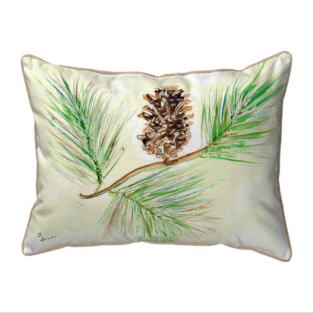 Pinecone Extra Large Zippered Pillow 20x24. Picture 1