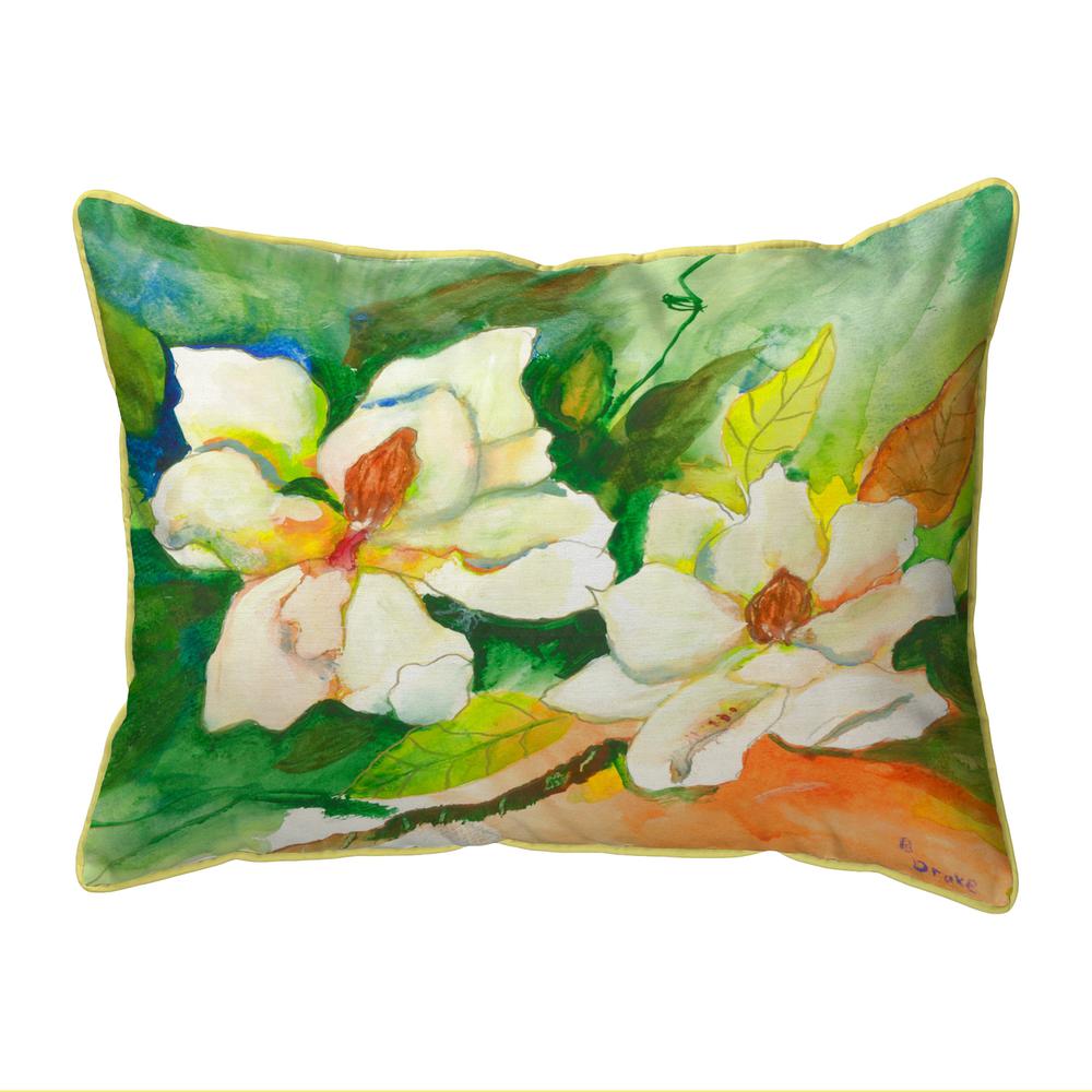 Magnolia Extra Large Zippered Pillow 20x24. Picture 1