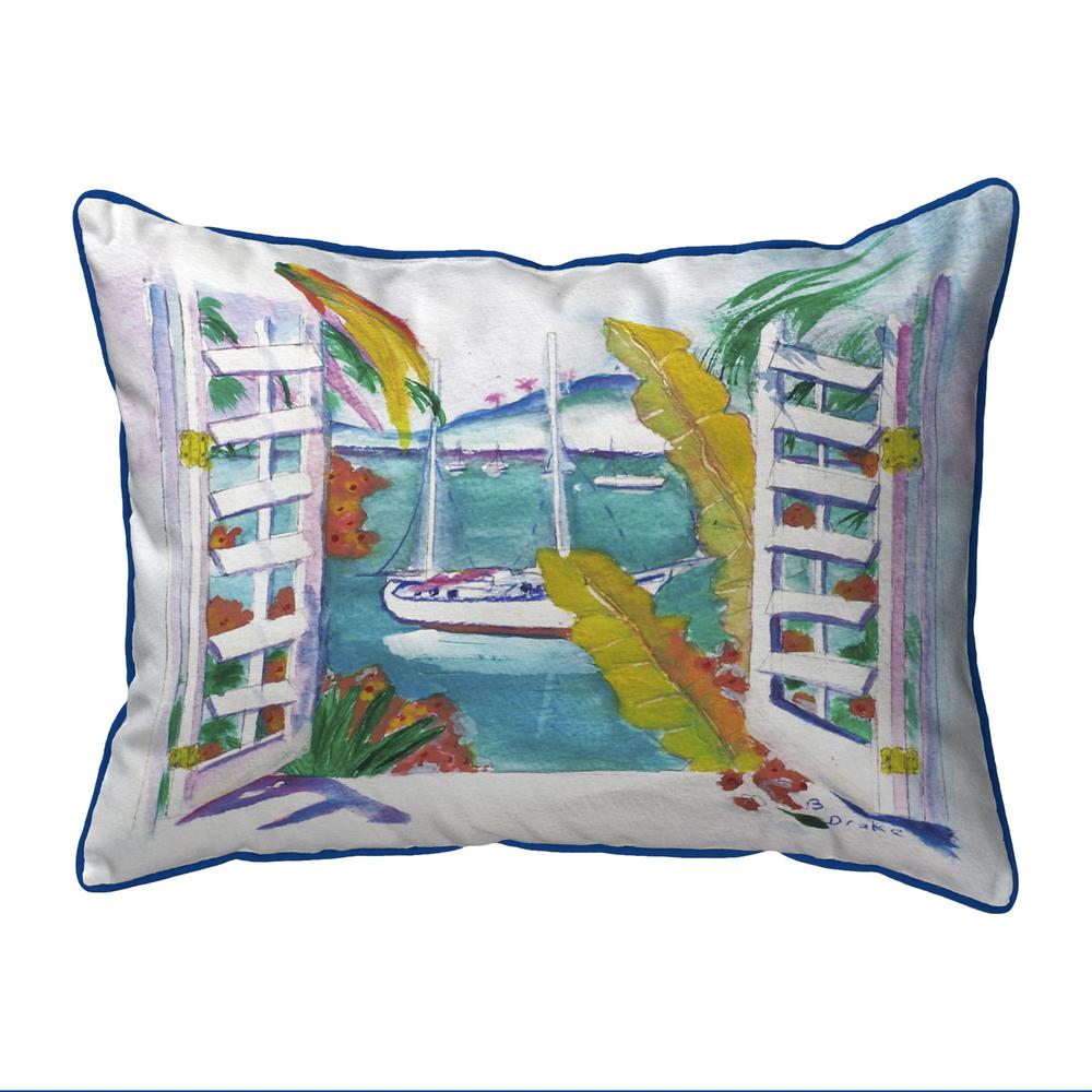 Bay View Extra Large Zippered Pillow 20x24. Picture 1