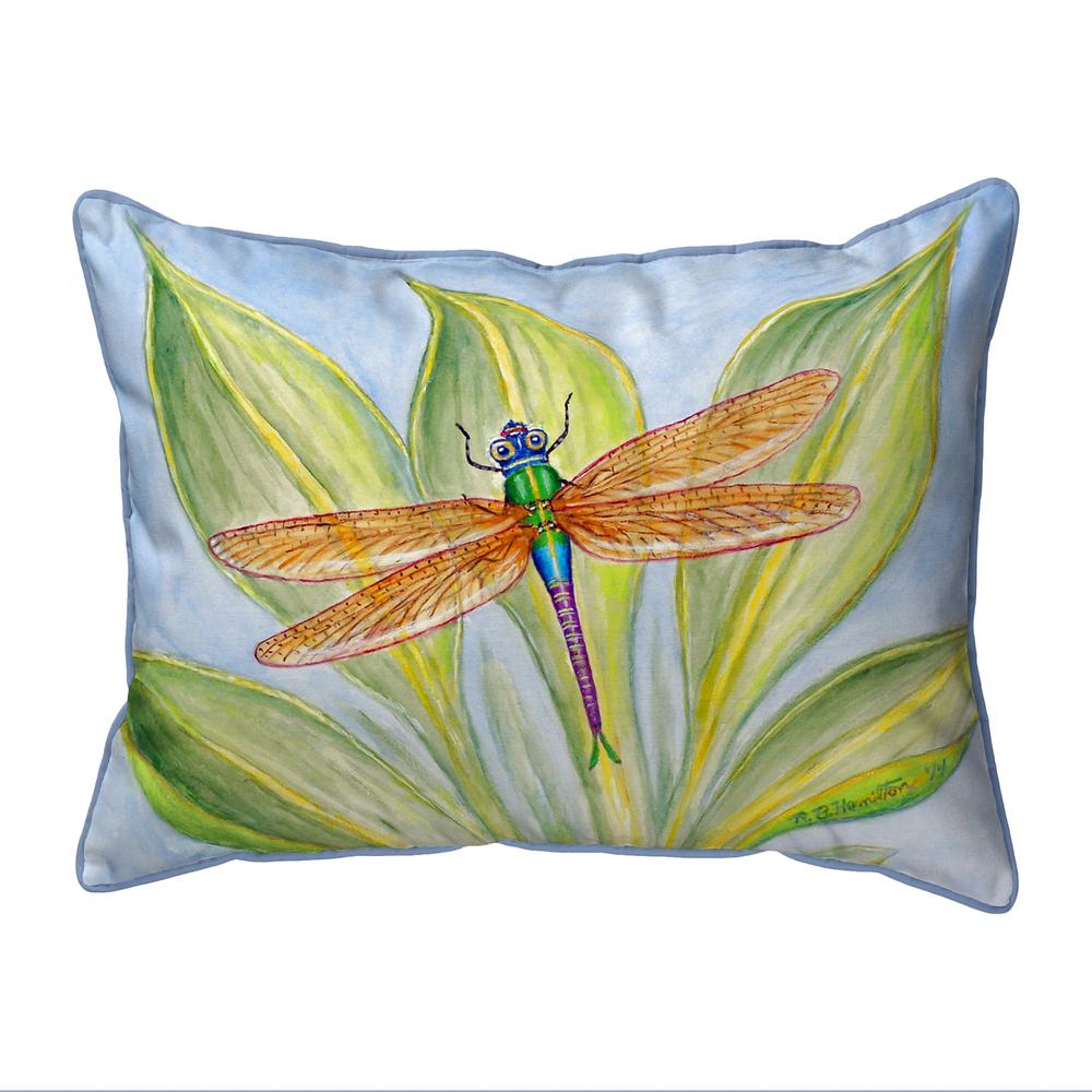 Dick's DragonFly Extra Large Zippered Pillow 20x24. Picture 1