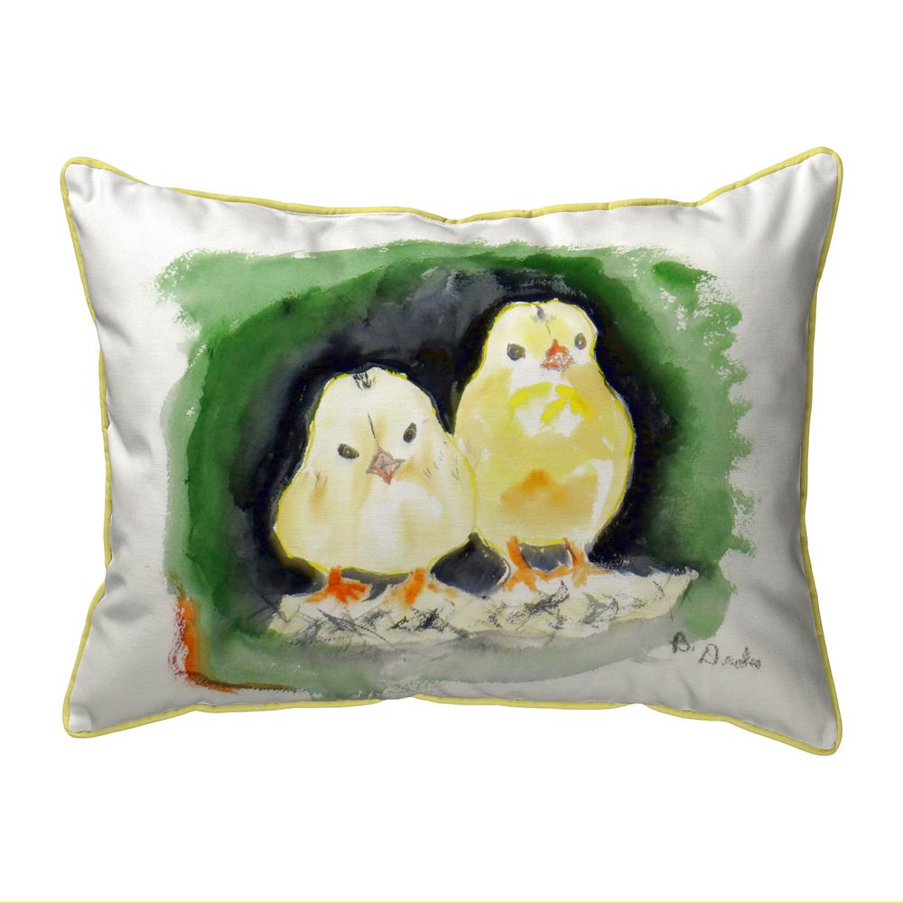 Chicks Extra Large Zippered Pillow 20x24. Picture 1