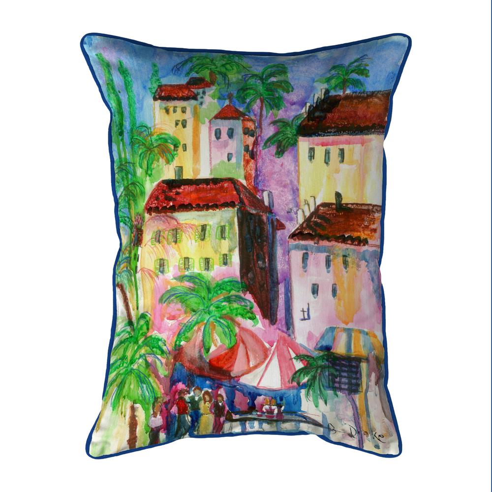 Fun City II Extra Large Zippered Pillow 20x24. Picture 1