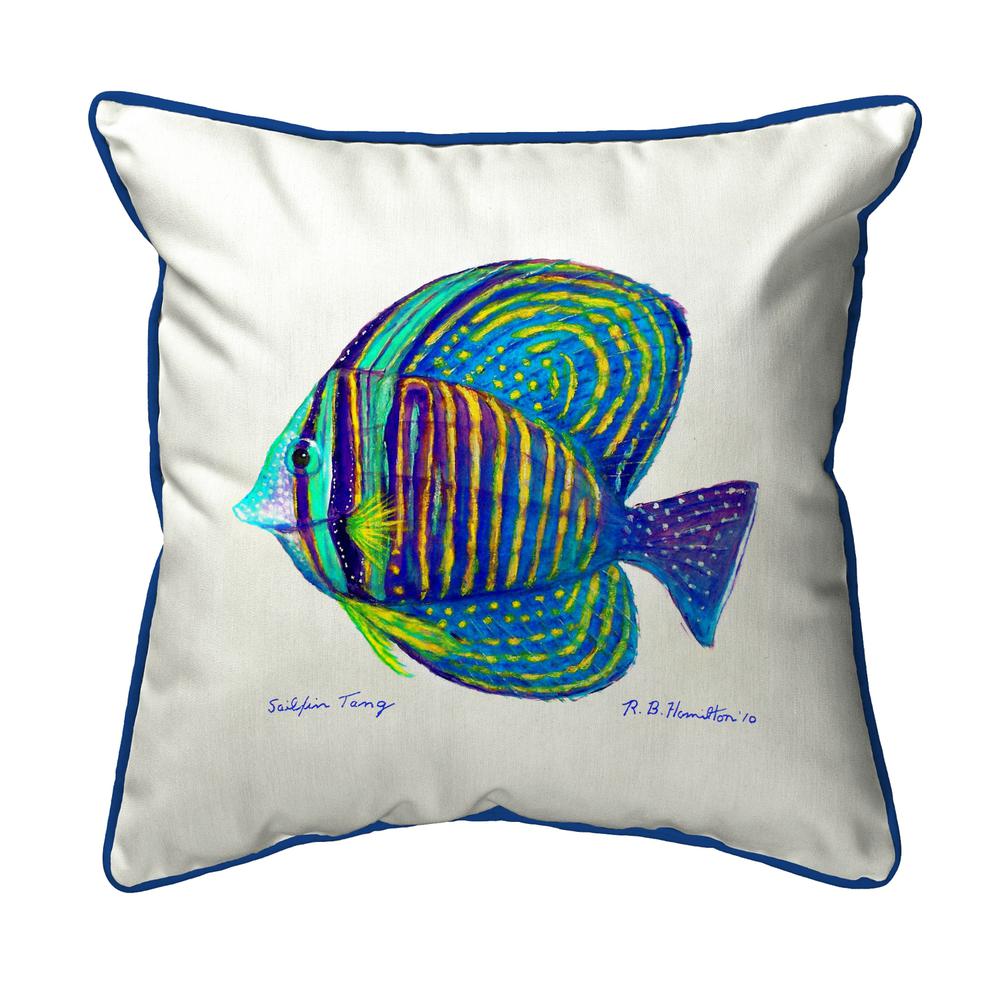 Sailfin Tang Extra Large Zippered Pillow 22x22. Picture 1