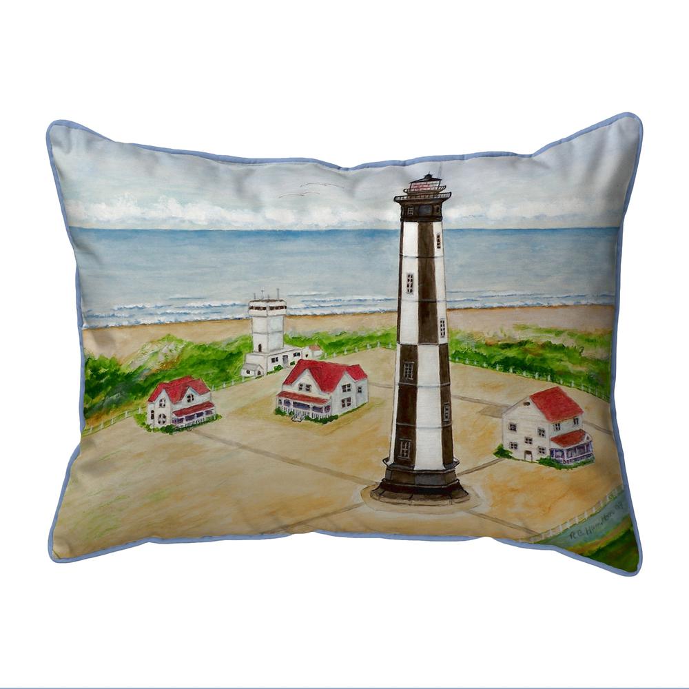 Cape Henry Lighthouse Extra Large Zippered Pillow 20x24. Picture 1