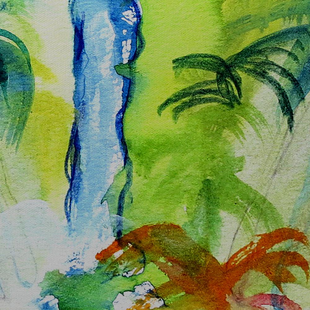 Colorful Palms  Indoor/Outdoor Extra Large Pillow 20x24. Picture 3
