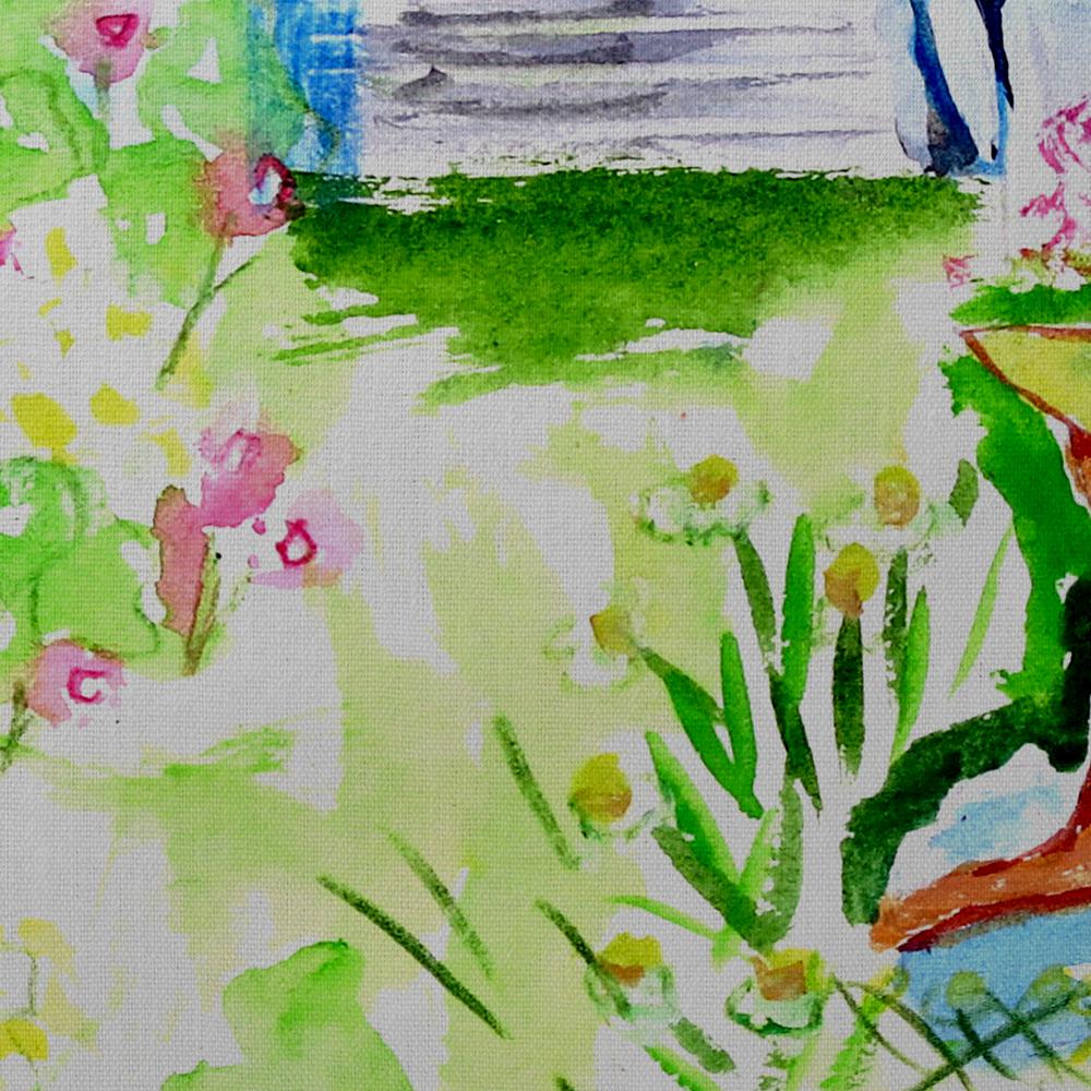 Front Yard Garden  Indoor/Outdoor Extra Large Pillow 22x22. Picture 3