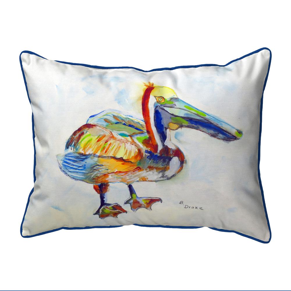 Heathcliff Pelican Extra Large Zippered Pillow 20x24. Picture 1