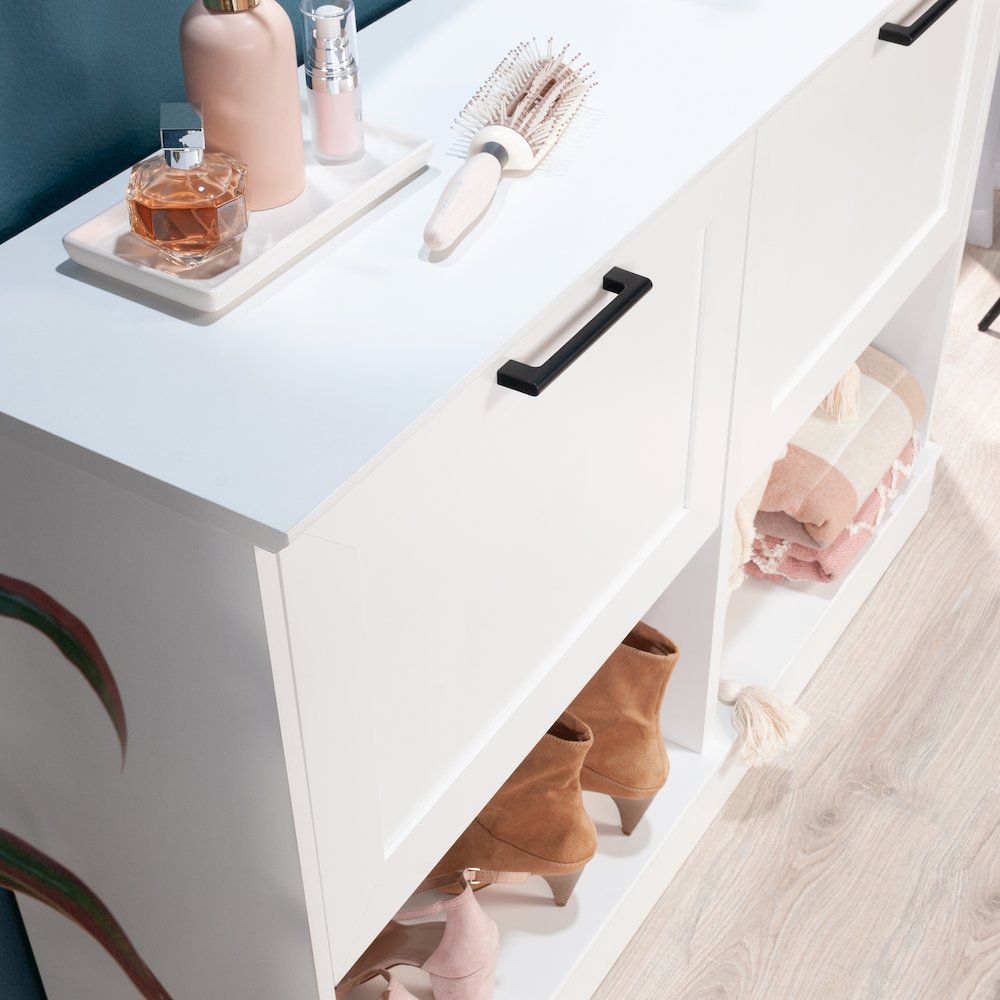 HomePlus Storage Cabinet, White Finish. Picture 10