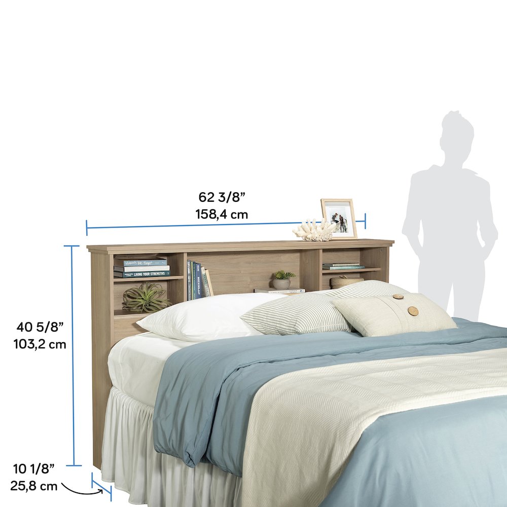 River Ranch Full/Queen Headboard, Harvest Walnut Finish. Picture 4