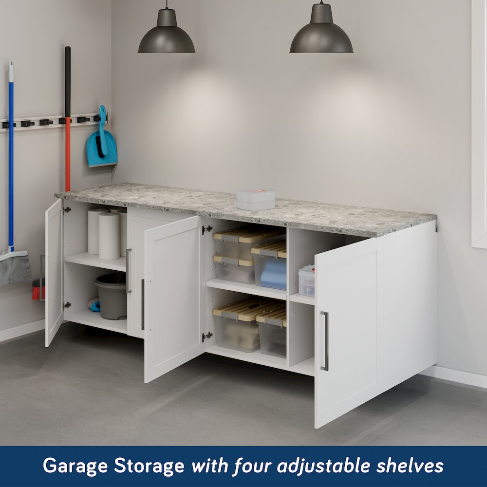 Garage Core 2 Base Cabinet Doors, White Finish. Picture 11