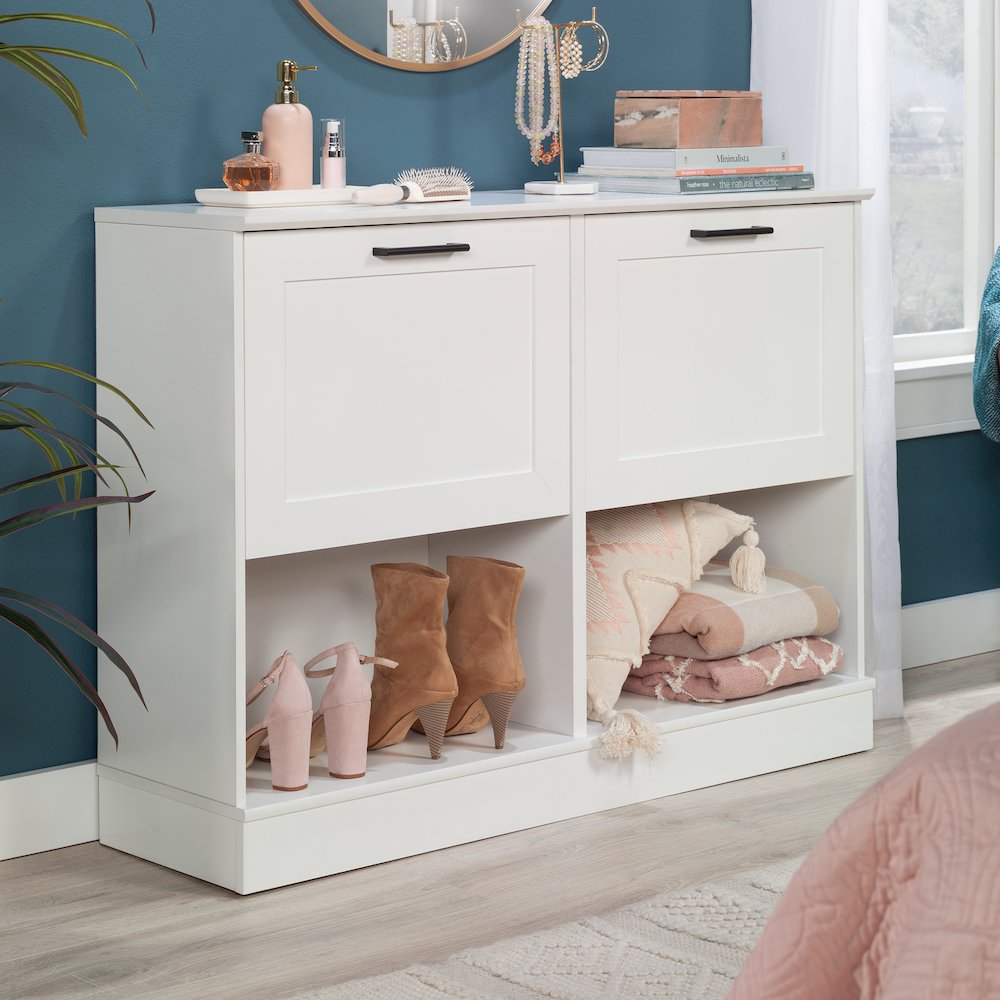 HomePlus Storage Cabinet, White Finish. Picture 2