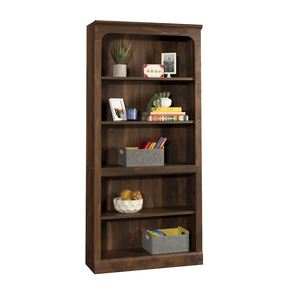 Miscellaneous Storage Bookcase, Grand Walnut finish. Picture 2