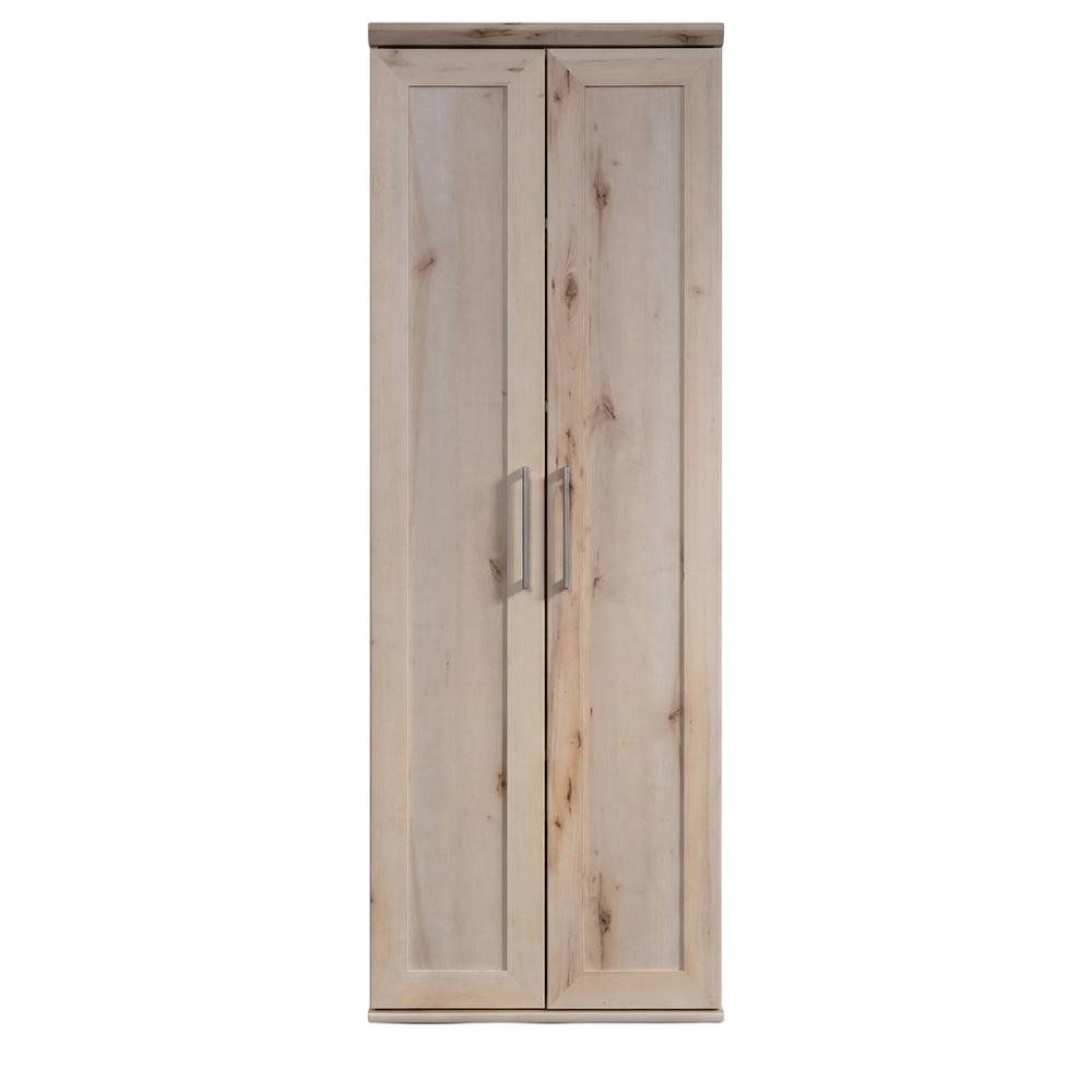 Brown Storage Cabinet With Sleek Rectangle Shape For Organization. Picture 4