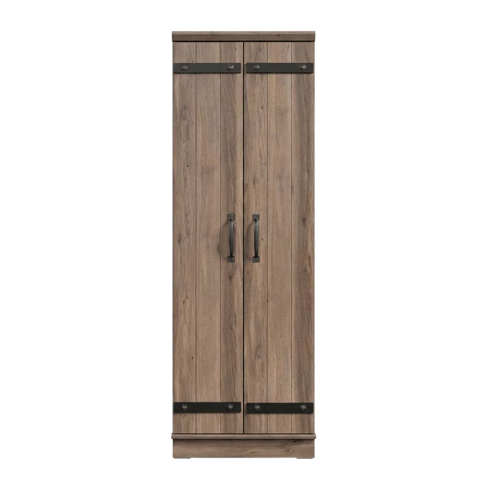 Storage Cabinet With Salt Oak Finish And Spacious Interior For Home Or Office. Picture 4