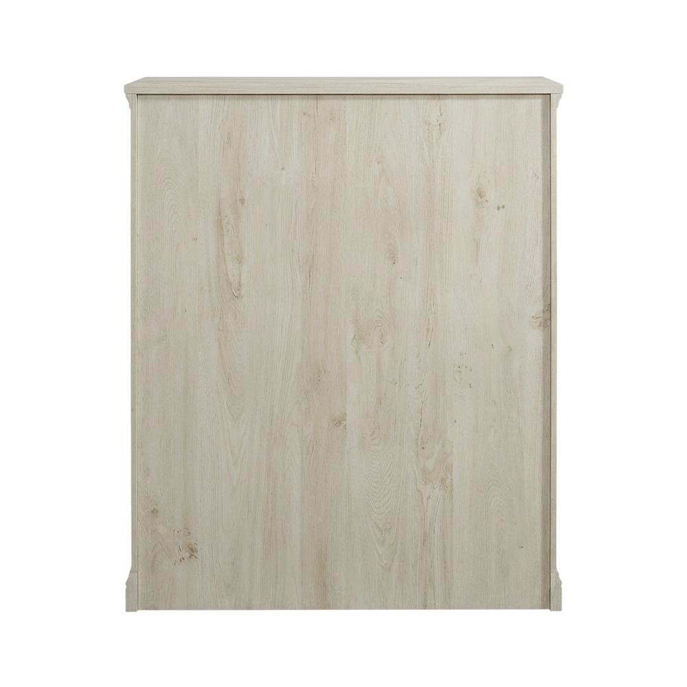 Chalked Chestnut Storage Bookcase with Versatile Shelving for Home Use. Picture 5
