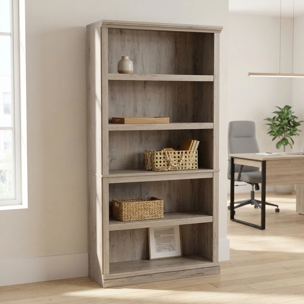 Miscellaneous Storage Bookcase, Laurel Oak finish. Picture 2