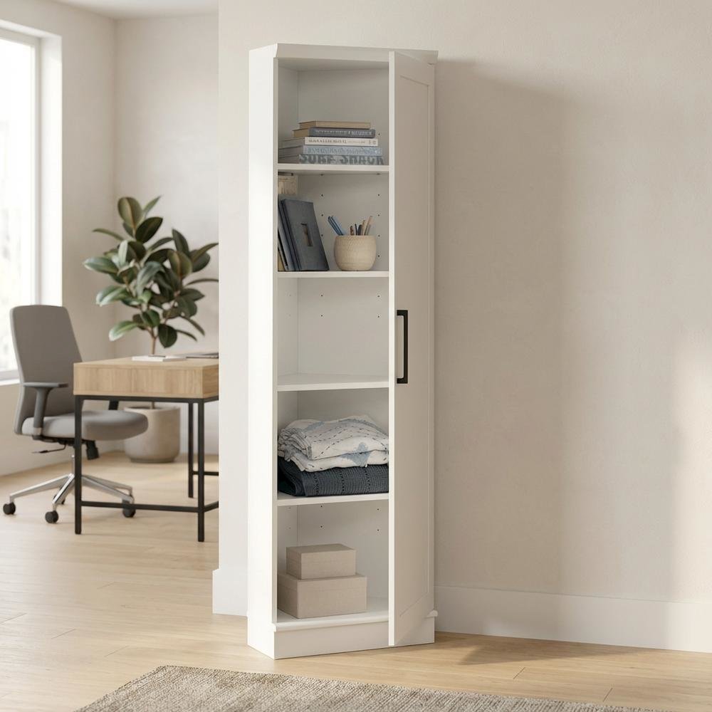 HomePlus Storage Cabinet, Soft White finish. Picture 3