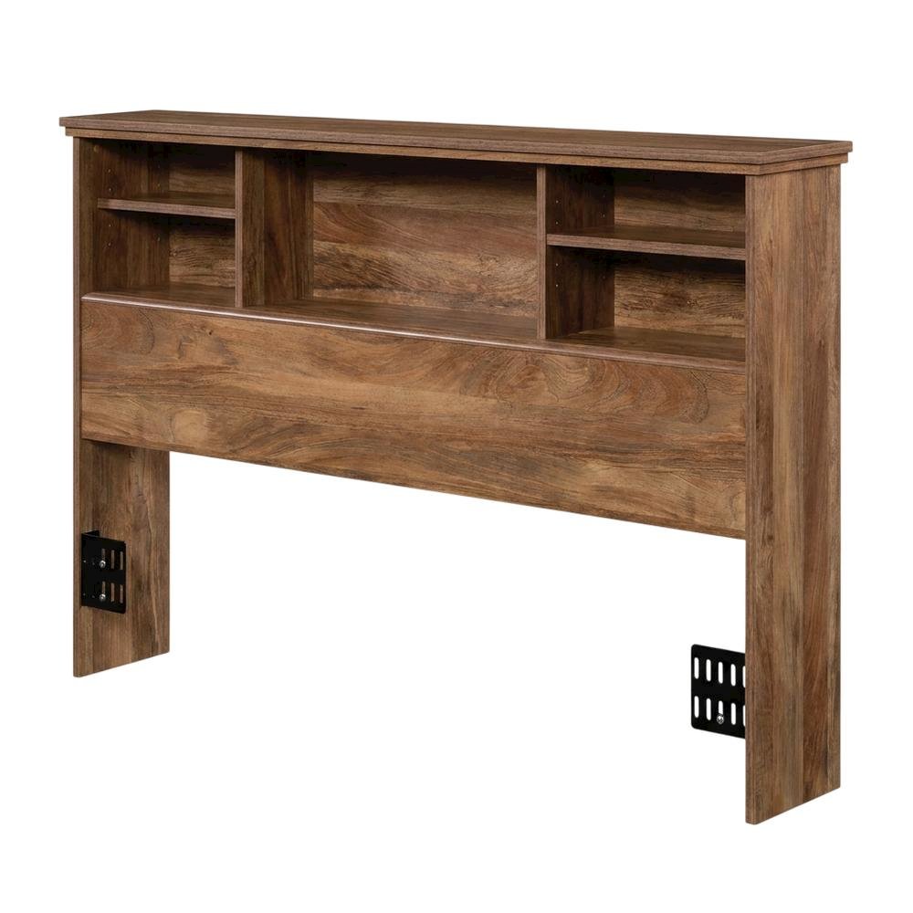 Engineered Wood Farmhouse Bookcase Headboard for Full and Queen Beds. Picture 3