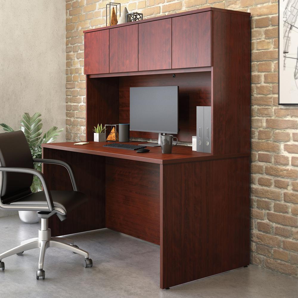Affirm Commercial Office Hutch, Classic Cherry finish. Picture 2