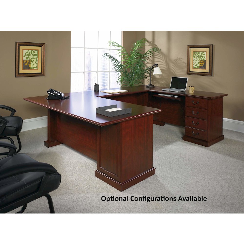 Heritage Hill Desk Return, Classic Cherry finish. Picture 9