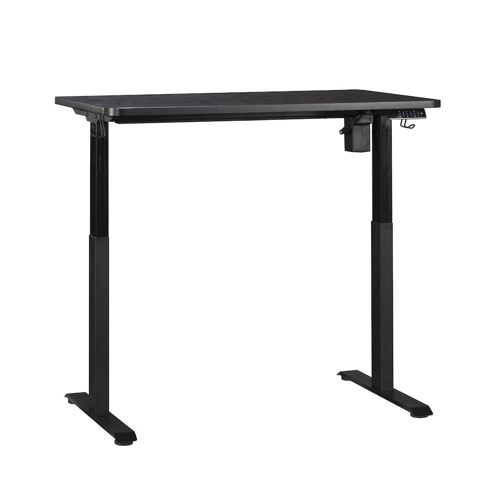 48" x 27" Electric Adjustable Height Desk, Black Finish. Picture 8