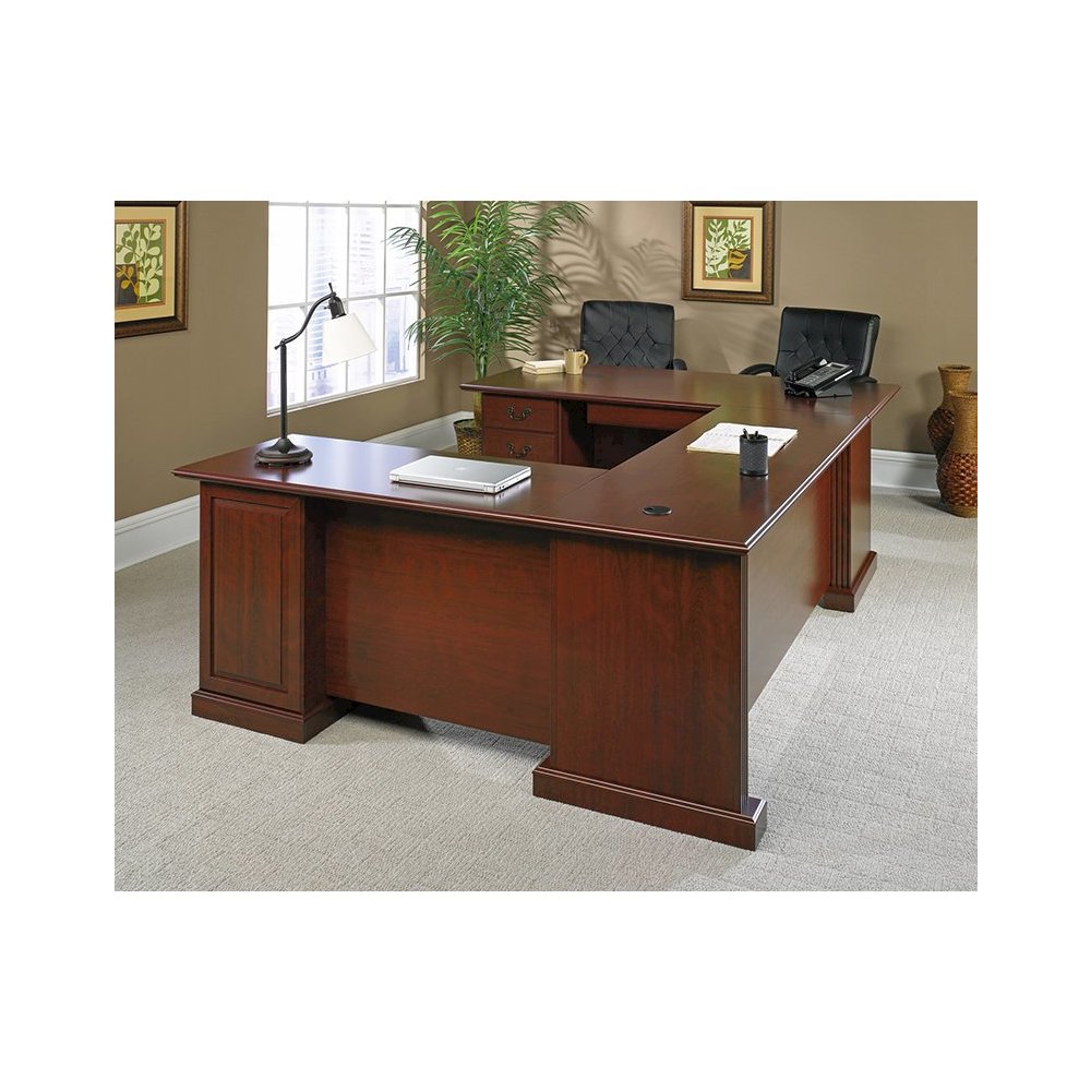 Heritage Hill Desk Return, Classic Cherry finish. Picture 3